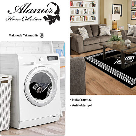 Dekoreko Kaymaz Taban Djt Salon Halısı Star Pamuk Modern 656M