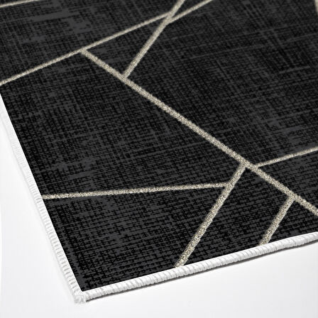 Dekoreko Kaymaz Taban Djt Mutfak Halısı Yıldız Deri Modern 717