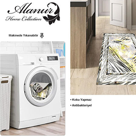 Dekoreko Kaymaz Taban Djt Mutfak Halısı Trend Modern 728