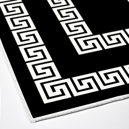 Dekoreko Kaymaz Taban Djt Mutfak Halısı Yıldız Deri Modern 650M