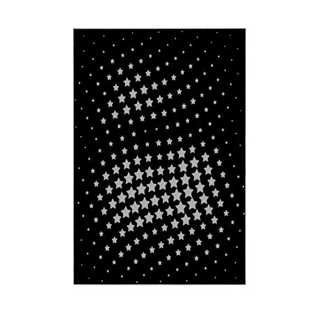 Dekoreko Kaymaz Taban Djt Salon Halısı Yıldız Deri Modern 723