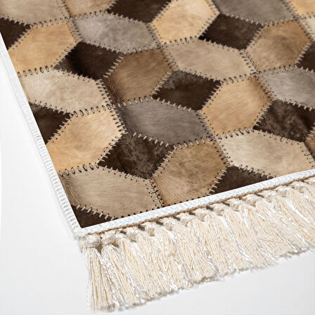 Dekoreko Kaymaz Taban Djt Mutfak Halısı Trend Saçaklı Modern 1926