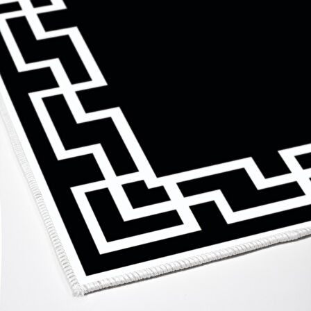 Dekoreko Kaymaz Taban Djt Mutfak Halısı Yıldız Deri Modern F5035