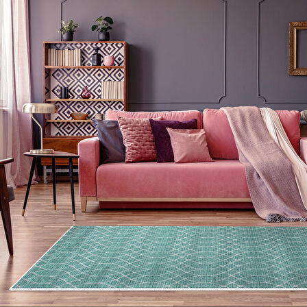 Dekoreko Kaymaz Taban Djt Salon Halısı Trend İskandinav F5084