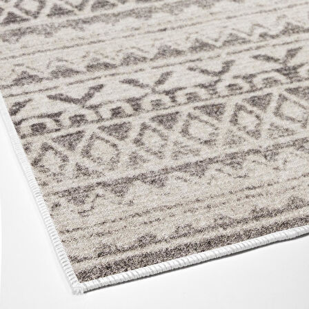 Dekoreko Kaymaz Taban Djt Mutfak Halısı Star Pamuk İskandinav F5078