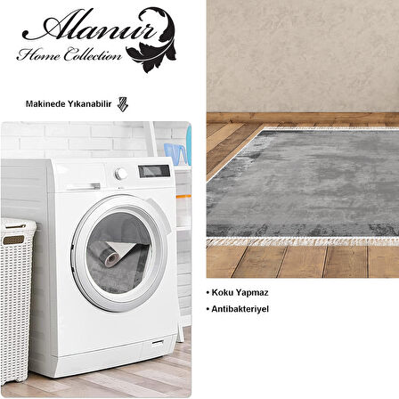 Dekoreko Kaymaz Taban Djt Salon Halısı Trend Saçaklı Modern 1921