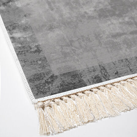 Dekoreko Kaymaz Taban Djt Salon Halısı Trend Saçaklı Modern 1921