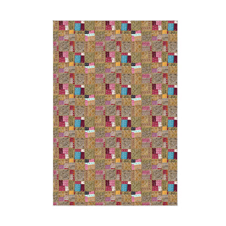 Dekoreko Kaymaz Taban Djt Salon Halısı Star Pamuk Modern 2155M