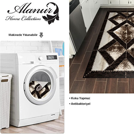 Dekoreko Kaymaz Taban Djt Mutfak Halısı Trend Modern 722