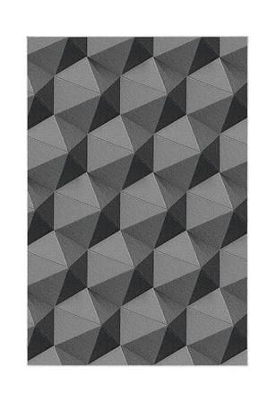 Kaymaz Dijital Mutfak & Salon Halı Trend Geometrik E5010