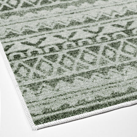 Dekoreko Kaymaz Taban Djt Mutfak Halısı Star Pamuk İskandinav F5078