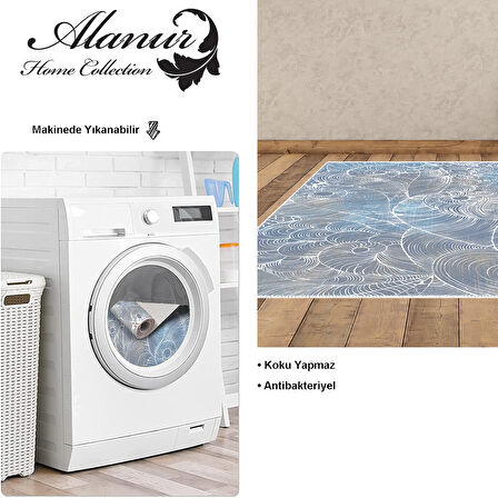 Dekoreko Kaymaz Taban Djt Salon Halısı Trend Modern 1303