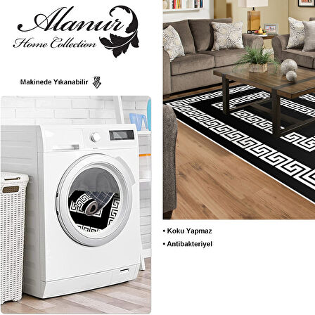 Dekoreko Kaymaz Taban Djt Salon Halısı Star Pamuk Modern 650M