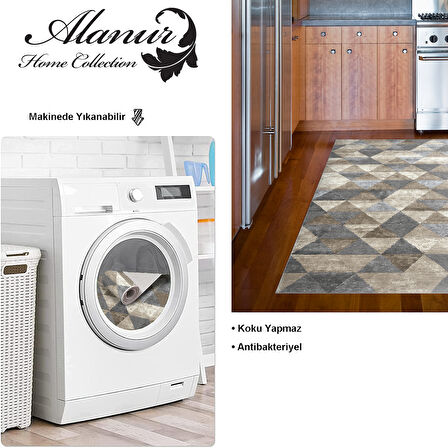 Dekoreko Kaymaz Taban Djt Mutfak Halısı Trend İskandinav 661M