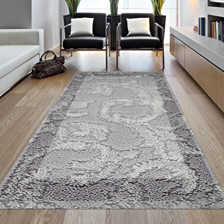 Dekoreko Kaymaz Taban Djt Salon Halısı Yıldız Deri Modern 1314