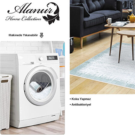 Dekoreko Kaymaz Taban Djt Salon Halısı Star Pamuk Modern 1342