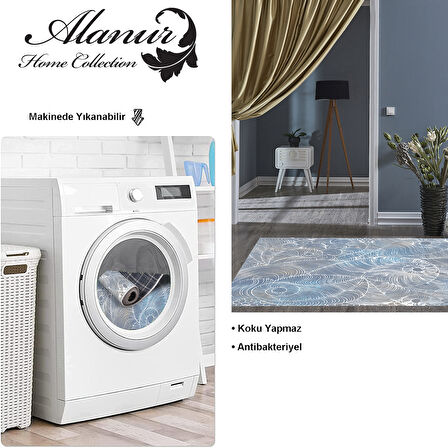 Dekoreko Kaymaz Taban Djt Salon Halısı Star Pamuk Modern 1303