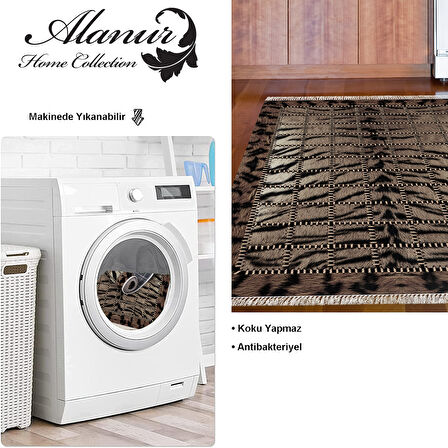 Dekoreko Kaymaz Taban Djt Mutfak Halısı Star Pamuk Saçaklı Modern 1906