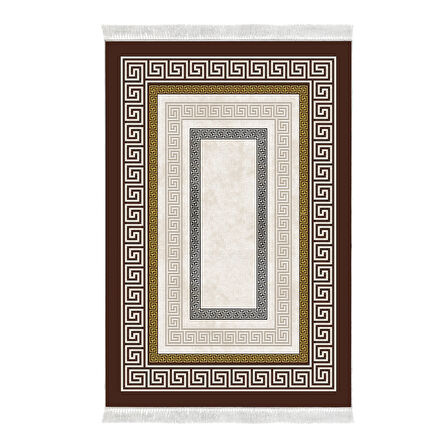 Dekoreko Kaymaz Taban Djt Mutfak Halısı Star Pamuk Saçaklı Modern 675M