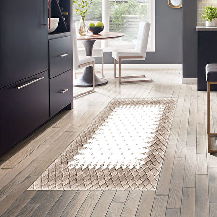 Dekoreko Kaymaz Taban Djt Mutfak Halısı Trend Modern 1529