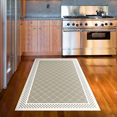 Dekoreko Kaymaz Taban Djt Mutfak Halısı Trend Modern 603M