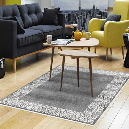 Dekoreko Kaymaz Taban Djt Salon Halısı Yıldız Deri Modern 1460