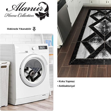 Dekoreko Kaymaz Taban Djt Mutfak Halısı Star Pamuk Modern 722