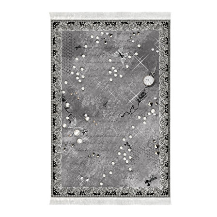 Dekoreko Kaymaz Taban Djt Mutfak Halısı Star Pamuk Saçaklı Modern Mu118