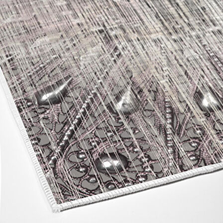 Dekoreko Kaymaz Taban Djt Mutfak Halısı Yıldız Deri Modern 743