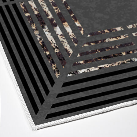 Dekoreko Kaymaz Taban Djt Mutfak Halısı Trend Modern M5132