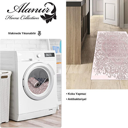 Dekoreko Kaymaz Taban Djt Mutfak Halısı Star Pamuk Modern 1488