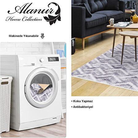 Dekoreko Kaymaz Taban Djt Salon Halısı Yıldız Deri İskandinav F5124