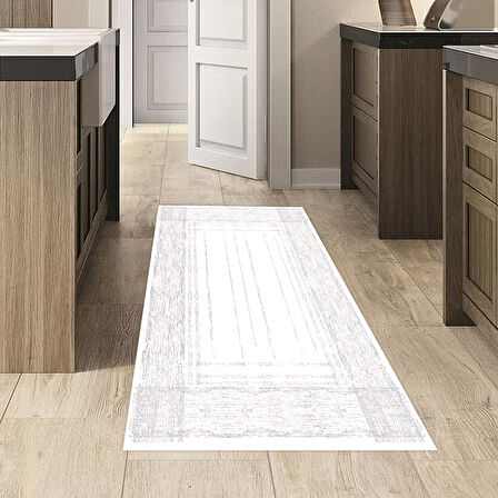 Dekoreko Kaymaz Taban Djt Mutfak Halısı Star Pamuk Modern M5076