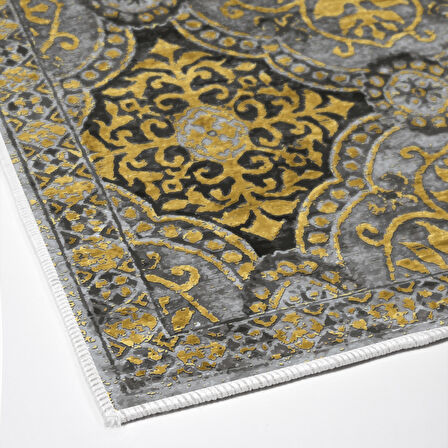 Dekoreko Kaymaz Taban Djt Mutfak Halısı Yıldız Deri Modern 659M