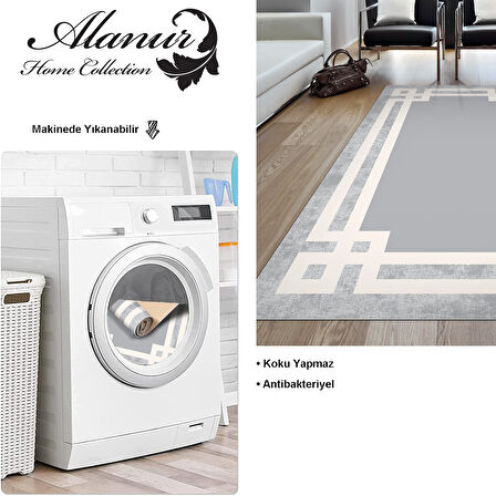 Dekoreko Kaymaz Taban Djt Salon Halısı Yıldız Deri Modern 657M