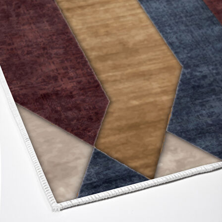 Dekoreko Kaymaz Taban Djt Banyo Halısı Trend Modern S6506