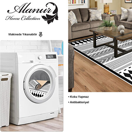 Dekoreko Kaymaz Taban Djt Salon Halısı Yıldız Deri İskandinav M1273