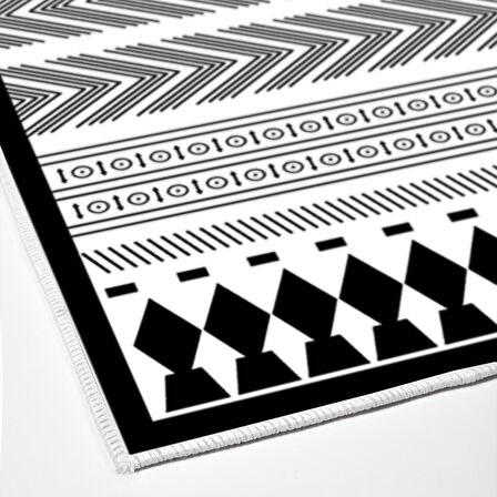 Dekoreko Kaymaz Taban Djt Salon Halısı Yıldız Deri İskandinav M1273