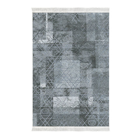 Dekoreko Kaymaz Taban Djt Mutfak Halısı Star Pamuk Saçaklı İskandinav F5132