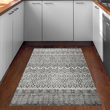 Dekoreko Kaymaz Taban Djt Mutfak Halısı Yıldız Deri İskandinav 1700