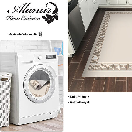 Dekoreko Kaymaz Taban Djt Mutfak Halısı Trend Modern Kt493