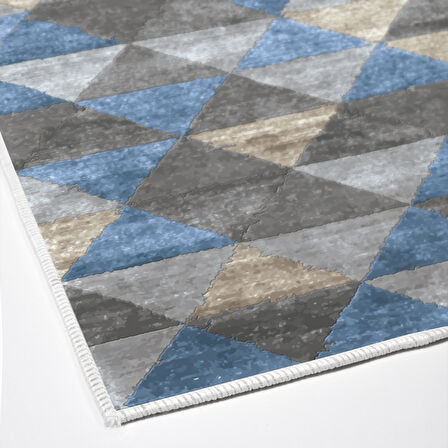 Dekoreko Kaymaz Taban Djt Banyo Halısı Yıldız Deri İskandinav 661M