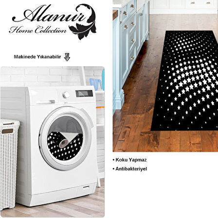 Dekoreko Kaymaz Taban Djt Mutfak Halısı Trend Modern 723