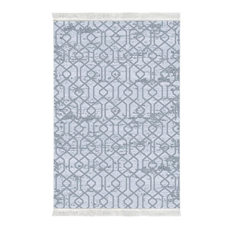 Dekoreko Kaymaz Taban Djt Mutfak Halısı Trend Saçaklı Modern 757