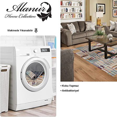 Dekoreko Kaymaz Taban Djt Salon Halısı Star Pamuk Modern 1937