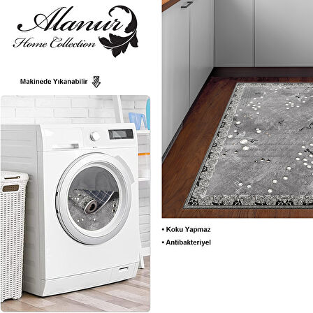 Dekoreko Kaymaz Taban Djt Mutfak Halısı Star Pamuk Modern Mu118