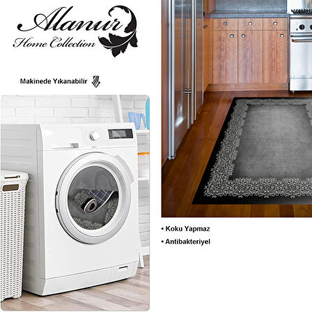 Dekoreko Kaymaz Taban Djt Mutfak Halısı Star Pamuk Modern 1674