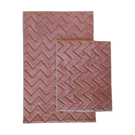 Welsoft Zigzag Bambo Klozet Takimi 2 Pcs