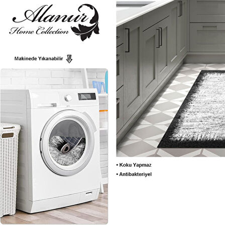 Dekoreko Kaymaz Taban Djt Mutfak Halısı Star Pamuk Modern 1342