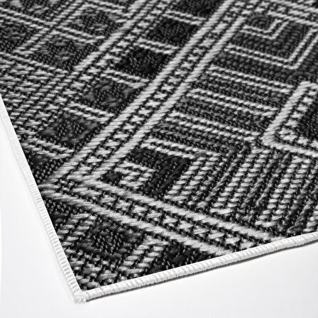 Dekoreko Kaymaz Taban Djt Banyo Halısı Yıldız Deri Modern 2029